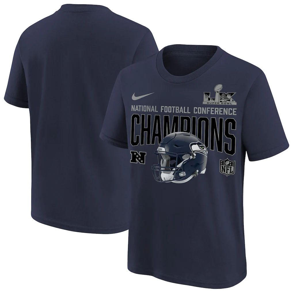 Men 2026 NFL Seattle Seahawks T-shirt blue 03->nfl t-shirts->Sports Accessory
